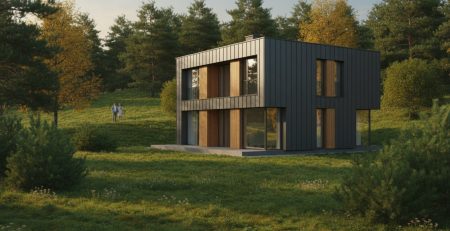 Fasadinė lamelių skarda: modernus ir ilgaamžis sprendimas Jūsų namo eksterjerui (2026)
